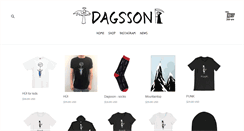 Desktop Screenshot of dagsson.com